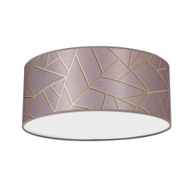   LED mennyezeti lámpa ZIGGY Rose Gold Pink 2xE27 Ø40cm Milagro