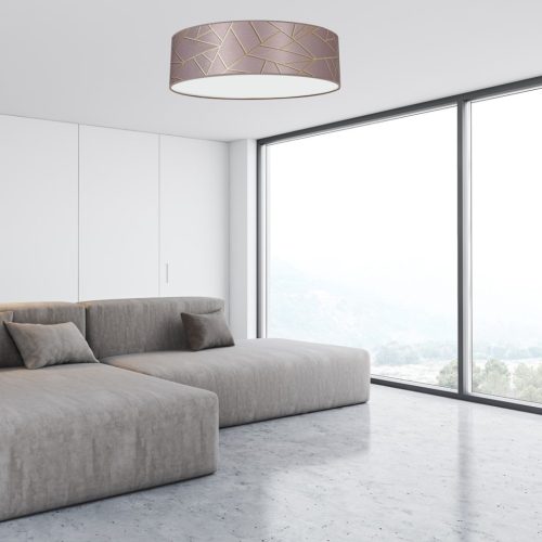 LED mennyezeti lámpa ZIGGY Rose Gold Pink 3xE27 Ø50cm Milagro