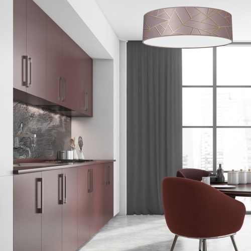 LED mennyezeti lámpa ZIGGY Rose Gold Pink 3xE27 Ø50cm Milagro