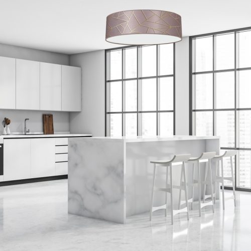 LED mennyezeti lámpa ZIGGY Rose Gold Pink 3xE27 Ø50cm Milagro