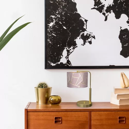 ZIGGY LED Asztali lámpa Rose Gold Pink 1xE27 Milagro