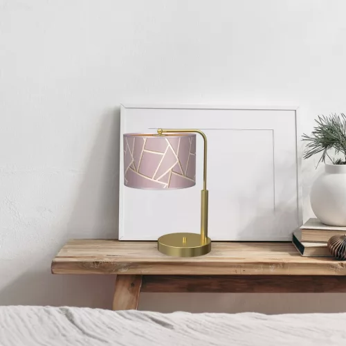 ZIGGY LED Asztali lámpa Rose Gold Pink 1xE27 Milagro