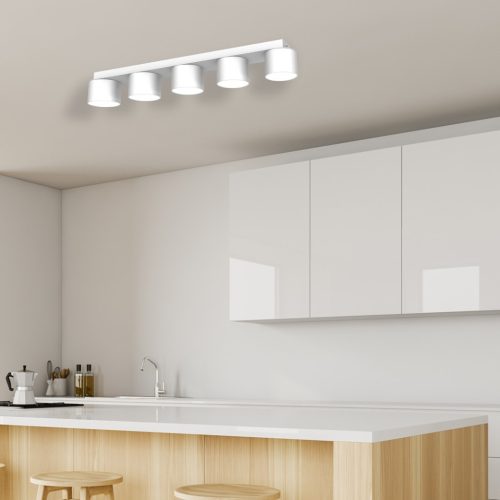 DIXIE mennyezeti lámpa fehér 5xGX53 Milagro