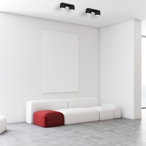 DIXIE mennyezeti lámpa fekete 2xGX53 Milagro