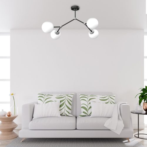 JOY mennyezeti lámpa fekete 4xE14 Milagro