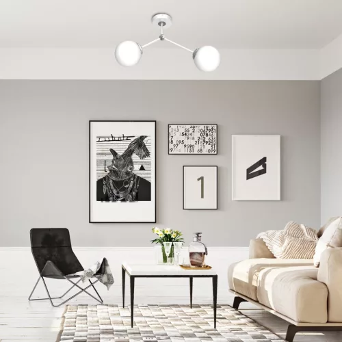 JOY mennyezeti lámpa fehér 2xE14 Milagro