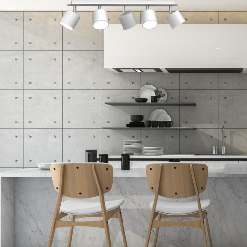 DIXIE mennyezeti lámpa fehér 5xGX53 mozgatható Milagro