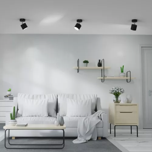 DIXIE fali lámpa fekete 1xGX53 Milagro