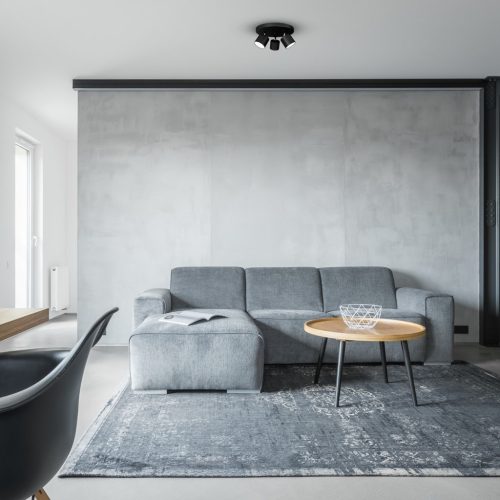 DIXIE mennyezeti lámpa fekete 3xGX53 mozgatható Milagro