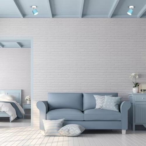 DIXIE fali lámpa kék fehér 1xGX53 Milagro