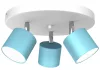 DIXIE mennyezeti lámpa kék fehér 3xGX53 mozgatható Milagro