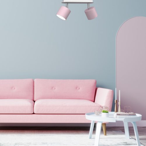 DIXIE Pink mennyezeti lámpa 2xGX53 Milagro