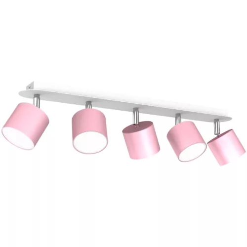 DIXIE Pink mennyezeti lámpa 5xGX53 Milagro