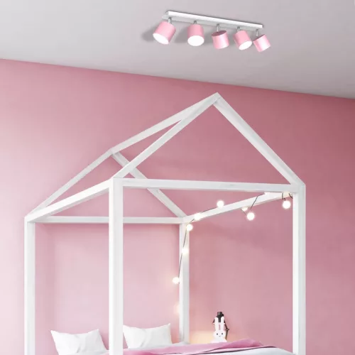 DIXIE Pink mennyezeti lámpa 5xGX53 Milagro