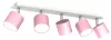 DIXIE Pink mennyezeti lámpa 5xGX53 Milagro