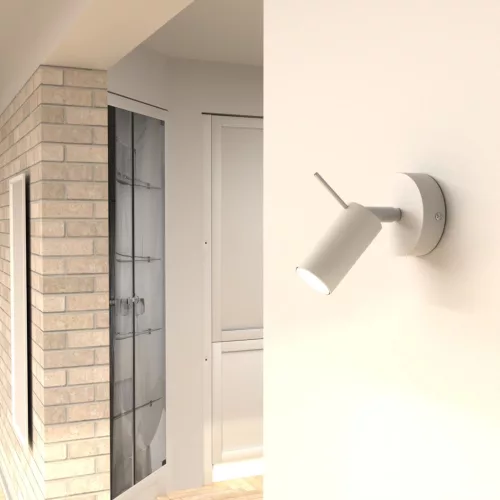 PRESTON Fali lámpa Fehér króm 1x mini GU10 Milagro