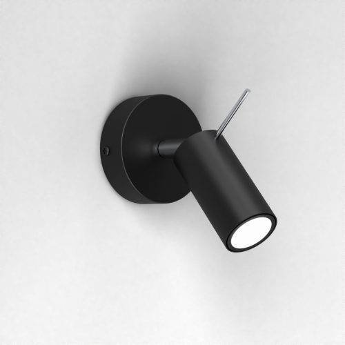 PRESTON Fali lámpa Fekete króm 1x mini GU10 Milagro