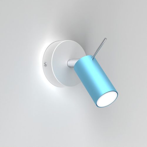 PRESTON Fali lámpa Kék Fehér 1x mini GU10 Milagro