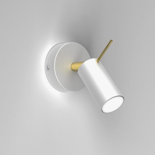 PRESTON Fali lámpa Arany Fehér 1x mini GU10 Milagro