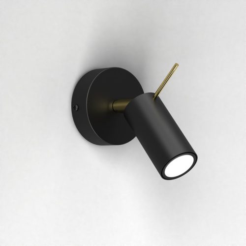 PRESTON Fali lámpa Arany Fekete 1x mini GU10 Milagro