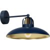 FELIX fali lámpa, sötétkék, kék, arany, 1xE27, Milagro