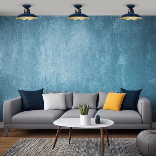 FELIX mennyezeti lámpa sötétkék arany 1xE27 Milagro