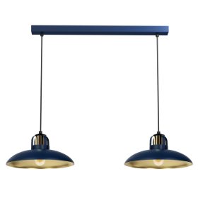   FELIX mennyezeti függőlámpa sötétkék Blue Gold 2xE27 Milagro
