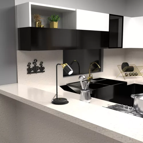 JOKER LED Asztali lámpa Fekete arany 1xGU10 Milagro