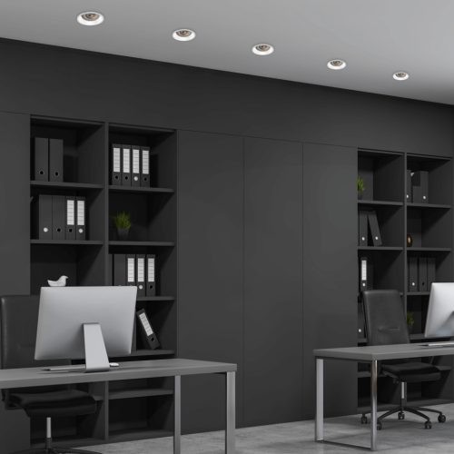 HALOGÉN Süllyesztett mennyezeti lámpatest GU10 Kerek Mozgatható IP20 Fehér Milagro