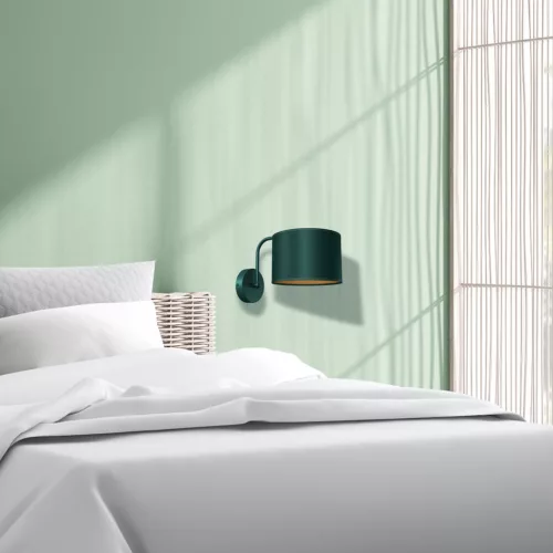 VERDE Fali lámpa zöld 1xE27 Milagro