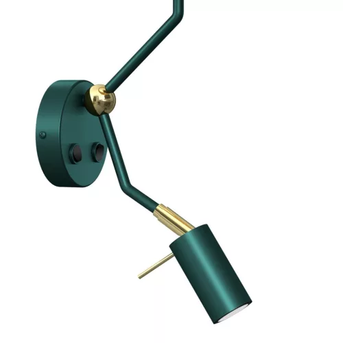 VERDE fali lámpa zöld + 1x mini GU10 Milagro