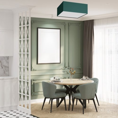 LED mennyezeti lámpa VERDE Green Square 3xE27 50cm Milagro