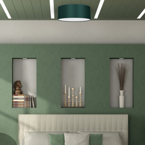 LED mennyezeti lámpa VERDE Green 2xE27 Ø40cm Milagro