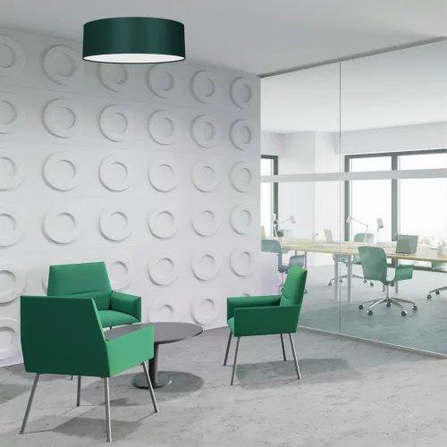 LED mennyezeti lámpa VERDE Green 3xE27 Ø50cm Milagro