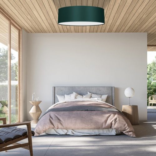 LED mennyezeti lámpa VERDE zöld 3xE27 Ø60cm Milagro