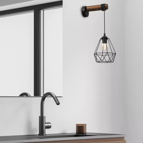 ACERO fali lámpa 1xE27 Milagro