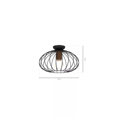 MERIDIANO mennyezeti lámpa 1xE27 Milagro