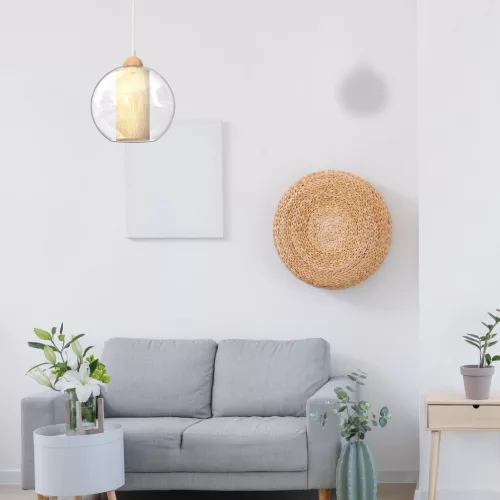 TELA mennyezeti függőlámpa 1xE27 fi25 Milagro