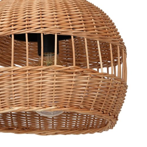 VIMINI mennyezeti lámpa 1xE27 Fonott Barna Milagro