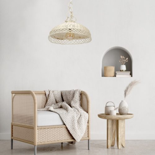 VIMINI 1xE27 Wilkinowa White Milagro mennyezeti lámpa