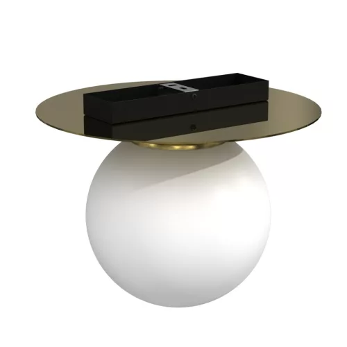 PLATO felületi mennyezeti lámpa 1xE14 kerek 14cm Milagro