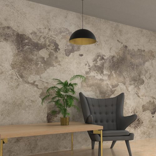 BÉTA Fekete arany függő mennyezeti lámpa 1xE27 45cm Milagro