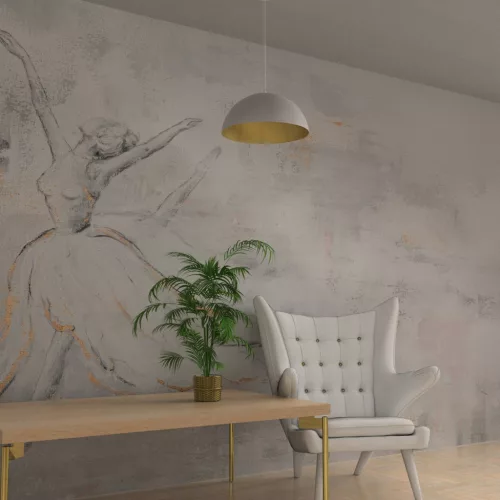 BÉTA mennyezeti függőlámpa White Gold 1xE27 45cm Milagro