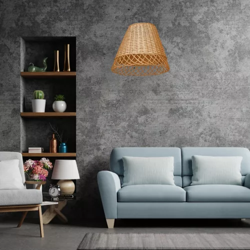 VIMINI barna mennyezeti lámpa 1xE27 Wicker Milagro