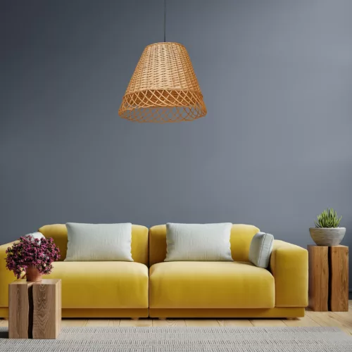 VIMINI barna mennyezeti lámpa 1xE27 Wicker Milagro