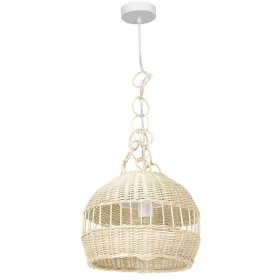 VIMINI Fonott mennyezeti lámpa 1xE27 Fehér Milagro