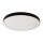 LED felületre szerelhető mennyezeti lámpa fekete kör Maya 15W 33 cm 4000K IP44 Milagro
