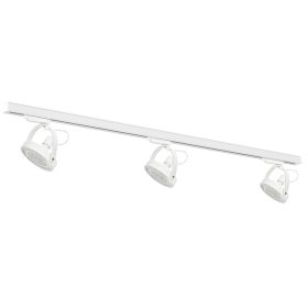   Világítósín készlet 1,5 m-es sín + 3x sínlámpa AR111-GU10 White Lugar Milagro
