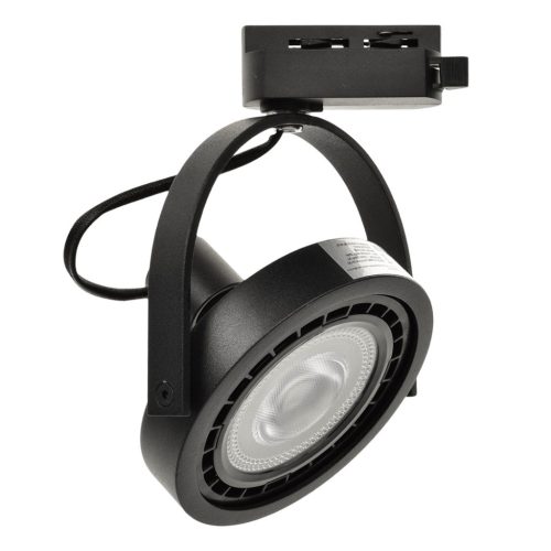 Világítósín készlet 1,5 m-es sín + 3x sínlámpa AR111-GU10 Black Lugar Milagro