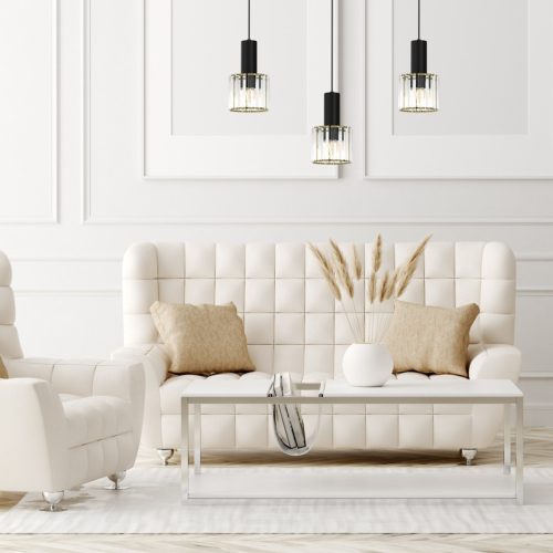 CRISTAL mennyezeti függőlámpa 3xE27 Milagro Strip